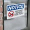 Signmission No Food Beyond This Point Sign With Symbol, 14 in W x Rectangle, Vinyl Decal OS-2PACK-NS-D-1014-L-14559 - alternate 6